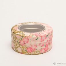 Yu-zen Washi Clear Lid Canister Yu-zen Washi Clear Lid Canister